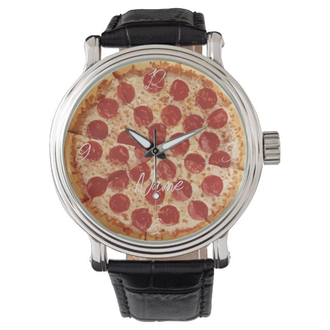 Pepperoni Pizza Thunder_Cove Armbandsur (Framsida)