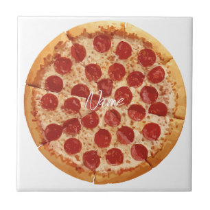Pepperoni Pizza Thunder_Cove Kakelplatta