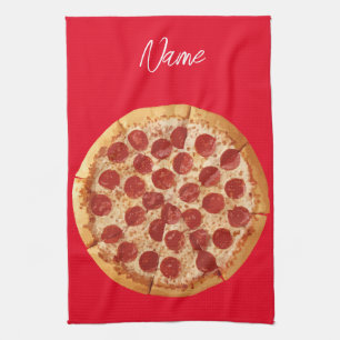 Pepperoni Pizza Thunder_Cove Kökshandduk