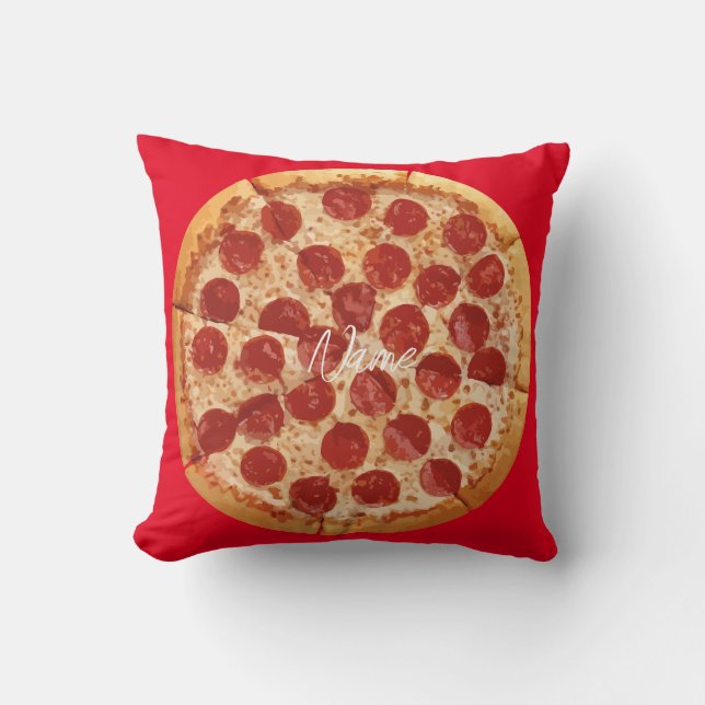 Pepperoni Pizza Thunder_Cove Kudde (Framsida)