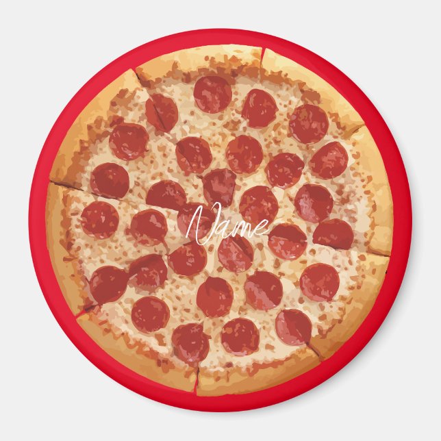Pepperoni Pizza Thunder_Cove Magnet (Framsidan)