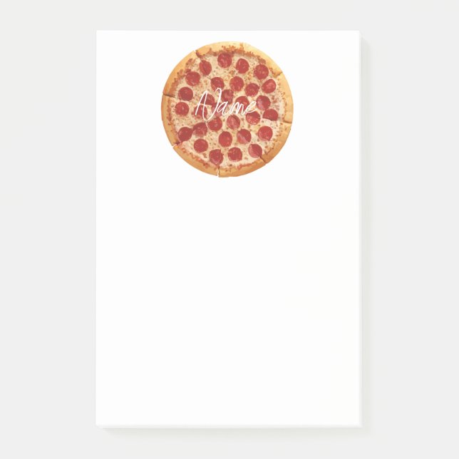 Pepperoni Pizza Thunder_Cove Post-it Block (Framsida)