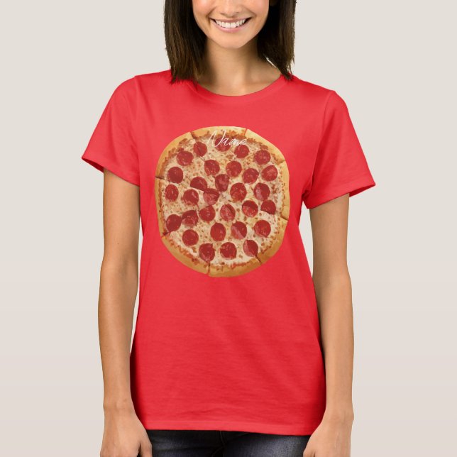 Pepperoni Pizza Thunder_Cove T Shirt (Framsida)