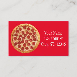 Pepperoni Pizza Thunder_Cove Visitkort