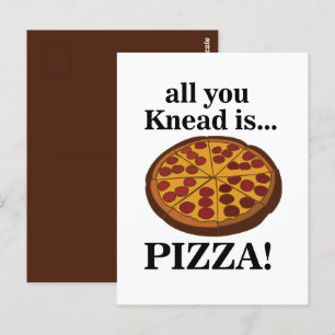 Pepperoni Pizzafest Roligt Vykort
