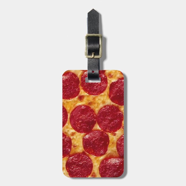 pepperonis pizza bagagebricka (Vertikal Framsida)
