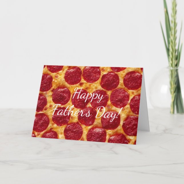 pepperonis pizza fars dag kort (Framsida)