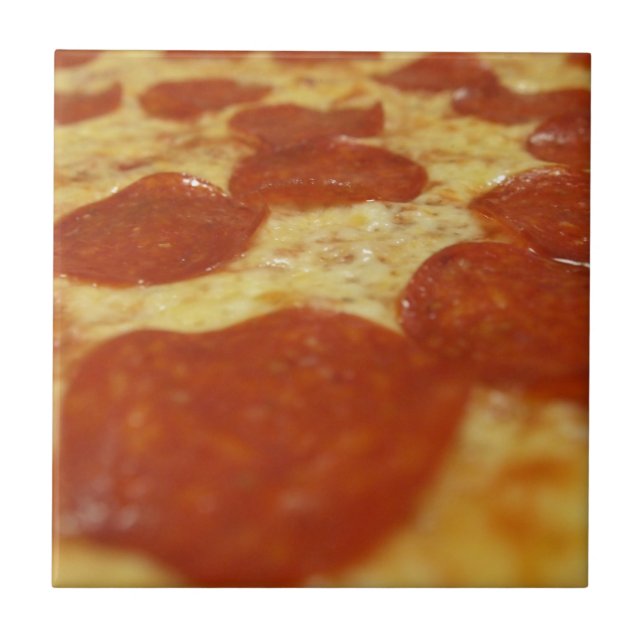 pepperonpizza kakelplatta (Framsidan)