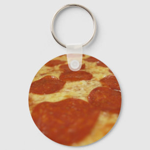 pepperonpizza nyckelring