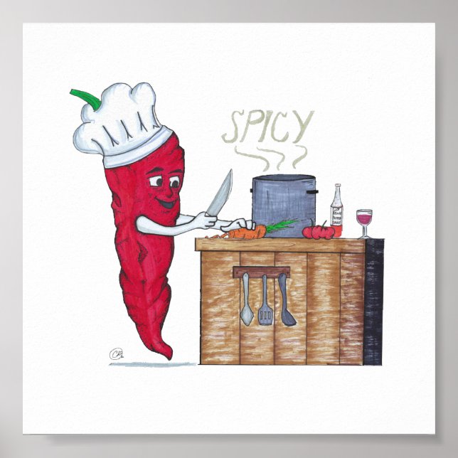 Pepperz, kokning, Poster (Framsidan)