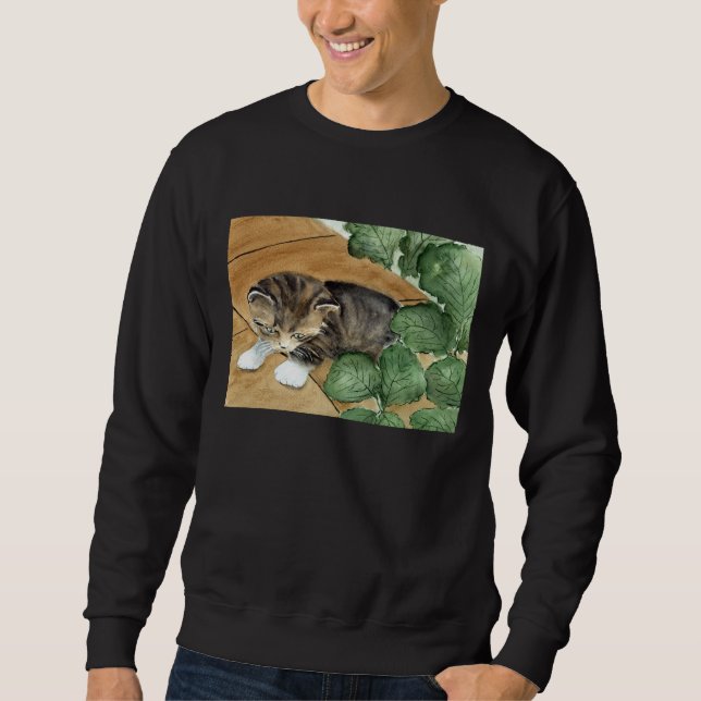 Peppra kattungetröjan sweatshirt (Framsida)