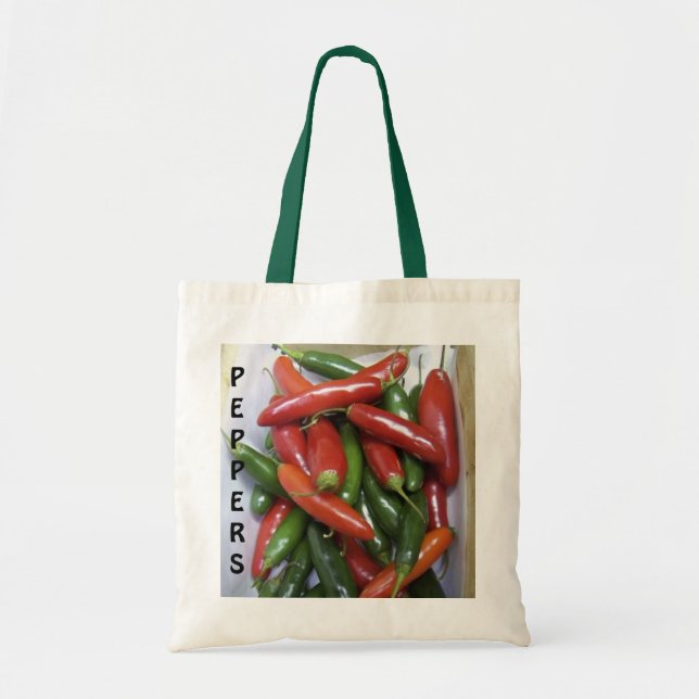Pepprar shopping bag tygkasse (Framsidan)