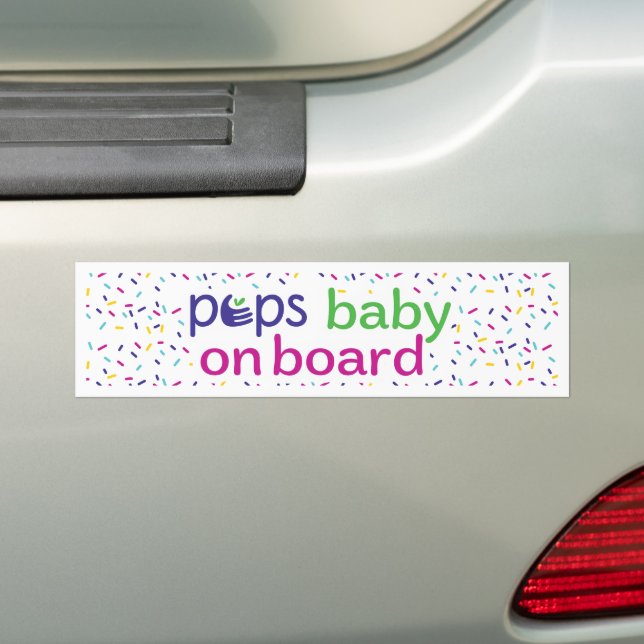 PEPS Baby on Board - Bildelkal Bildekal (På Bil)