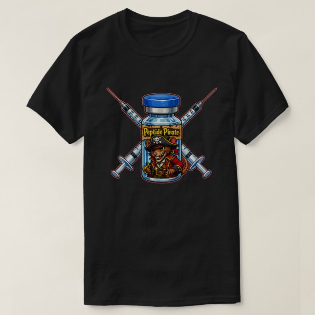 Peptidpirat T Shirt (Design framsida)
