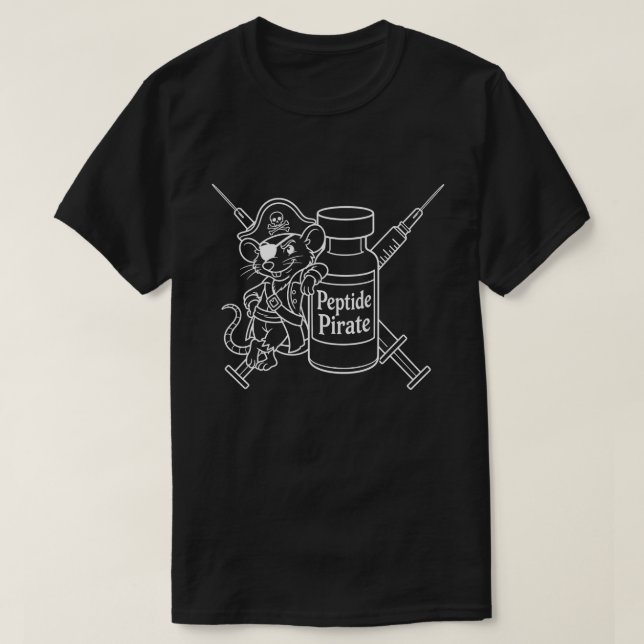 Peptidpirat T Shirt (Design framsida)