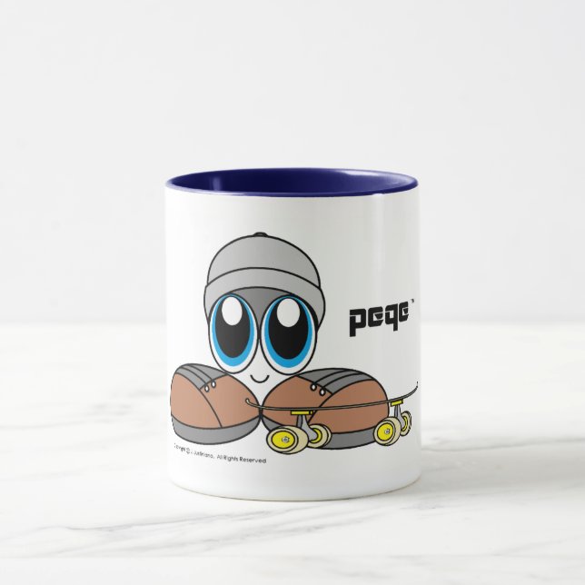 PEQE-Skateboardermugg Mugg (Center)