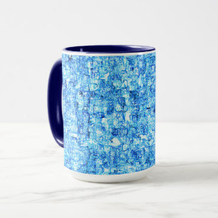 Pequenos entalhes em desenho como à caneta mugg