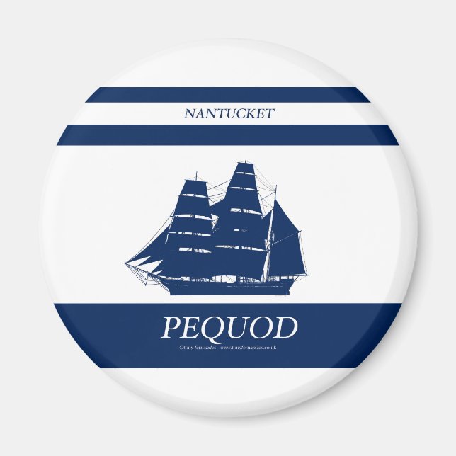 pequod blue rand magnet (Framsidan)