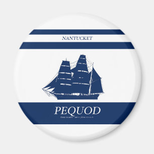 pequodblåttrand magnet