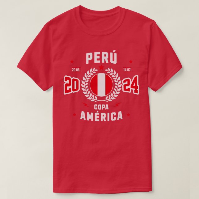 Per Copa America 2024 Fläkt Tee Passion and Pride (Design framsida)