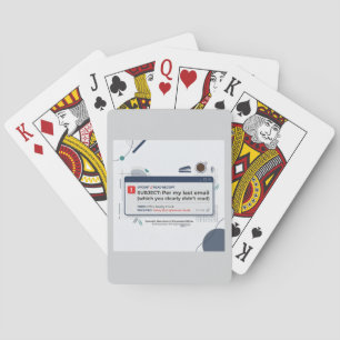 Per Min Senaste E-post Roligt Kontorscitat Casinokort