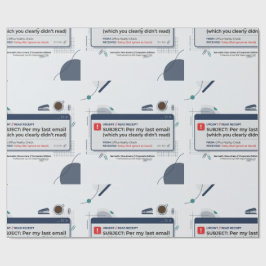 Per Min Senaste E-post Roligt Kontorscitat Presentpapper