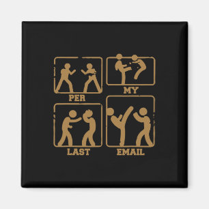 Per Min senaste e-postboxing Sarcastic Sarcasm Magnet