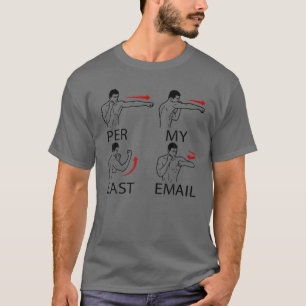 Per Min senaste e-postfunktion T Shirt