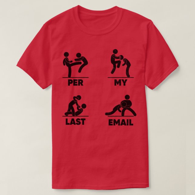 Per Mitt senaste e-postnummer 2 T Shirt (Design framsida)