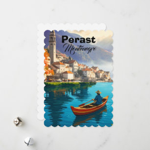 Perast Montenegro Resa Print, Perast Montenegro Julkort