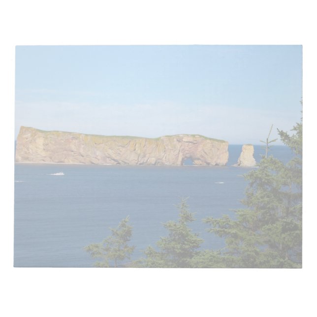 Percé-klippan i Saint Lawrenceviken Anteckningsblock (Framsida)