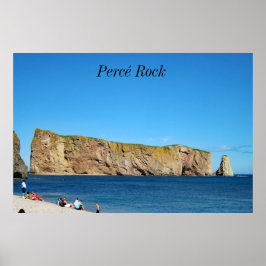 Percé-klippan i Saint Lawrenceviken Poster