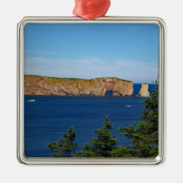 Percé Sten i Bukt vid St. Lawrence Julgransprydnad Metall