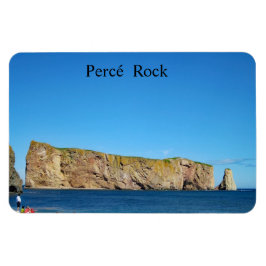 Percé Sten i Bukt vid St. Lawrence Magnet