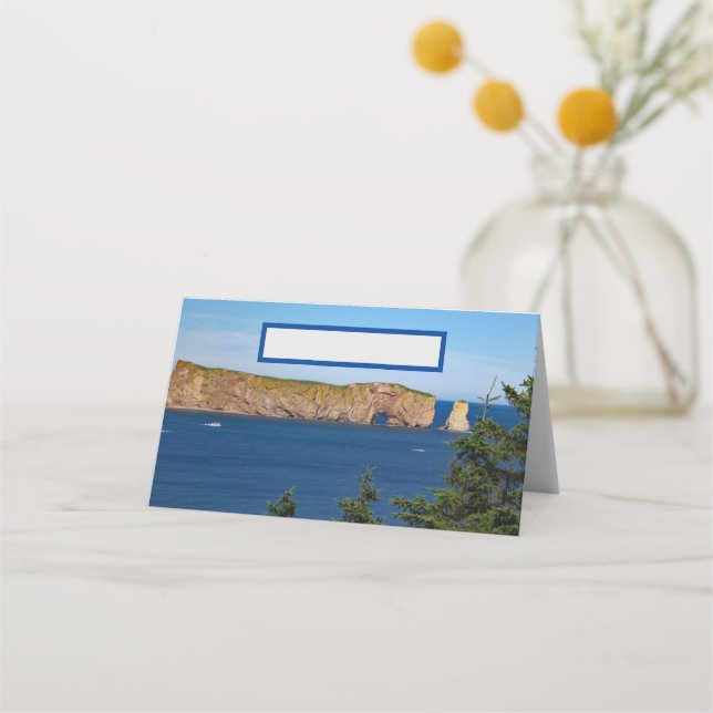 Percé Sten i Bukt vid St. Lawrence Placeringskort (Framsida)