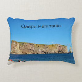 Percé Sten i Bukt vid St. Lawrence Prydnadskudde