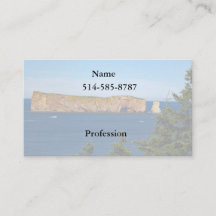 Percé Sten i Bukt vid St. Lawrence