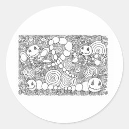 Percentum Bugz Runt Klistermärke