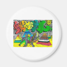 Percentum Chopping Zombies Magnet