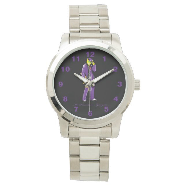 Percentum Gangsta Silver Watch Armbandsur (Framsida)