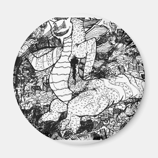 Percentum Godzilla Magnet (Framsidan)