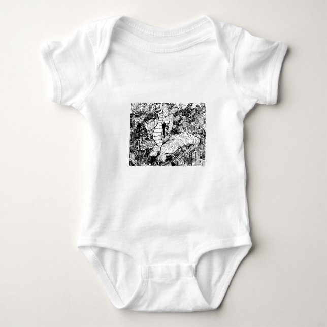Percentum Godzilla Tee Shirt (Framsida)
