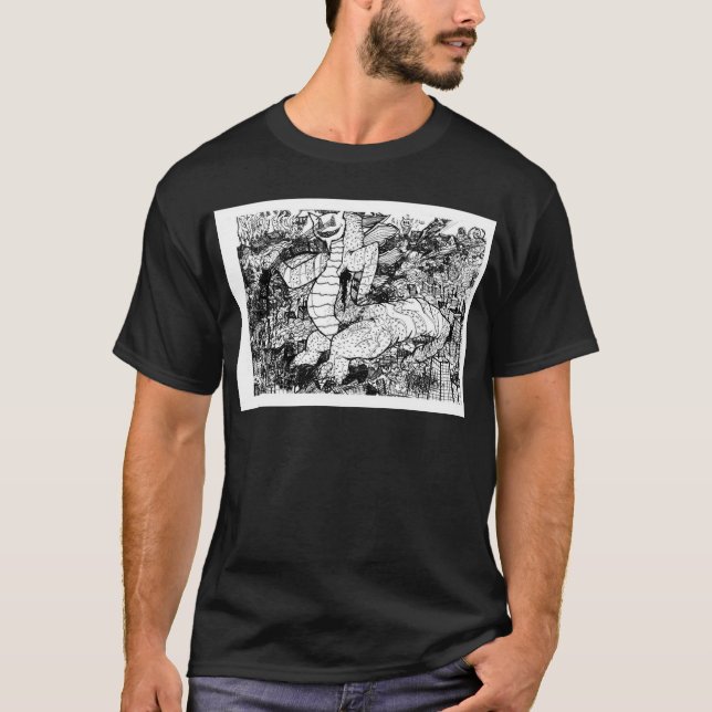 Percentum Godzilla Tee Shirt (Framsida)