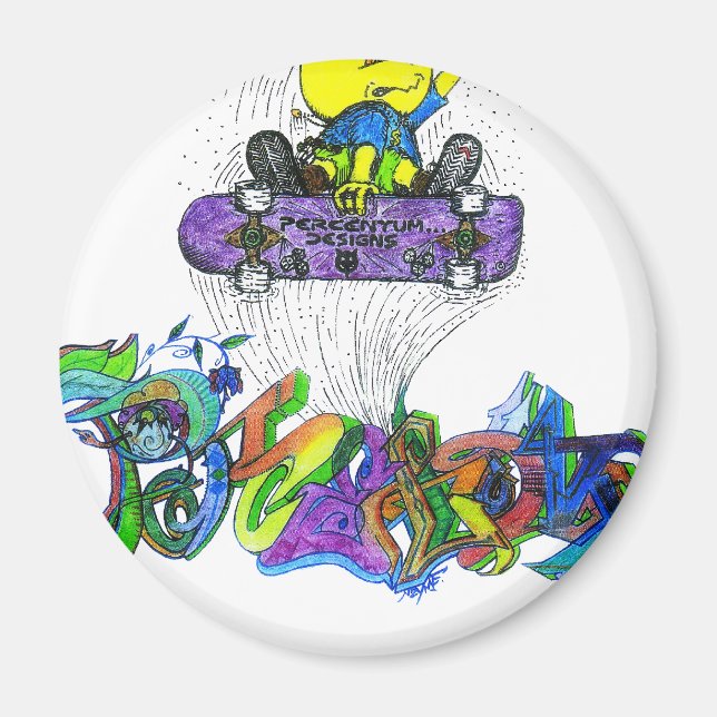 Percentum Ollie Magnet (Framsidan)