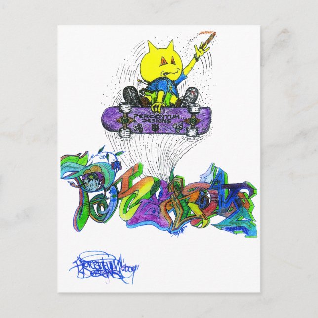 Percentum Ollie Vykort (Framsida)