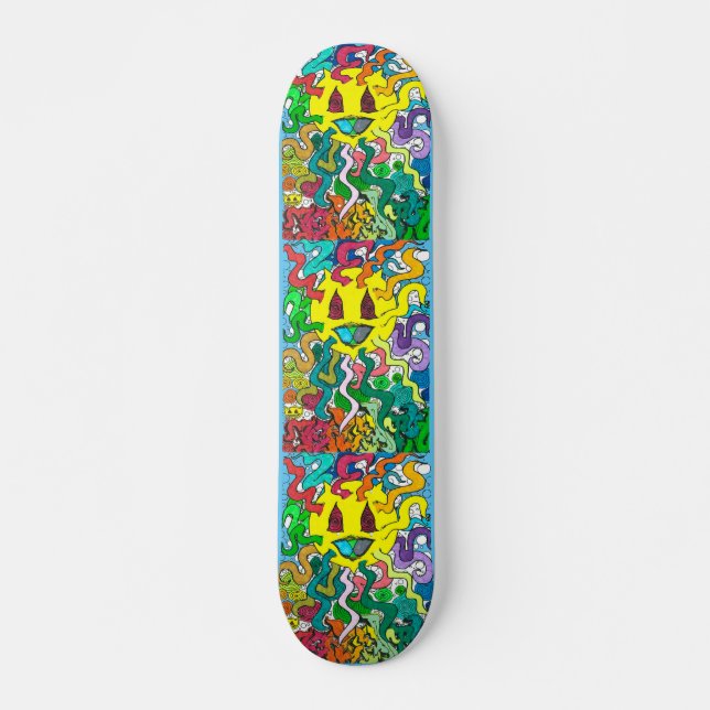 Percentum Sol Mini Skateboard Bräda 18,5 Cm (Framsida)