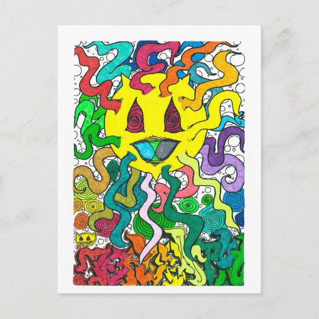 Percentum Sol - Percentum Design Postcard Vykort (Framsida)