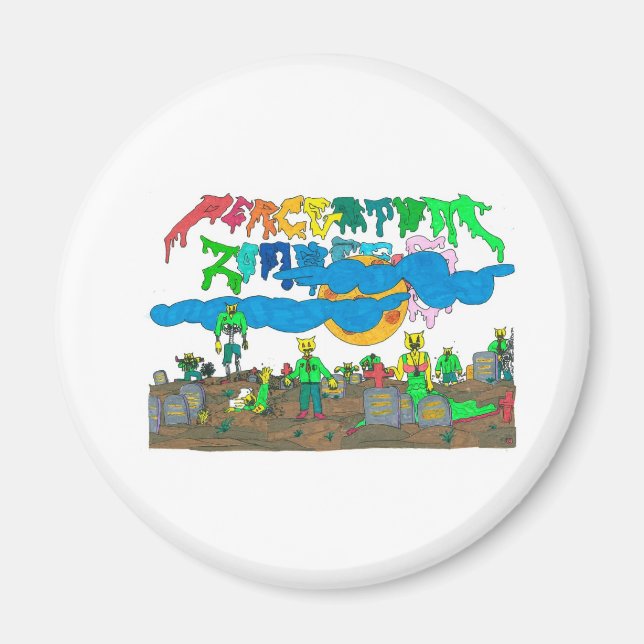 Percentum_Zombies Magnet (Framsidan)