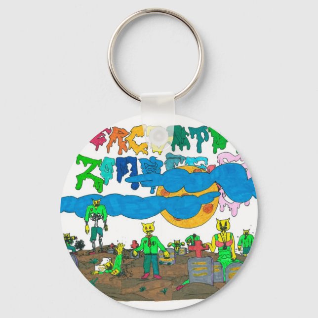 Percentum_Zombies Nyckelring (Framsida)