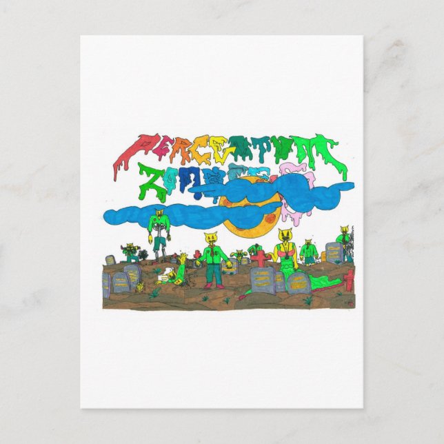 Percentum_Zombies Vykort (Framsida)